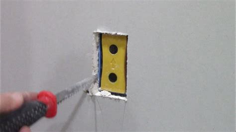 cutting electrical box in drywall|adding electrical box to existing.